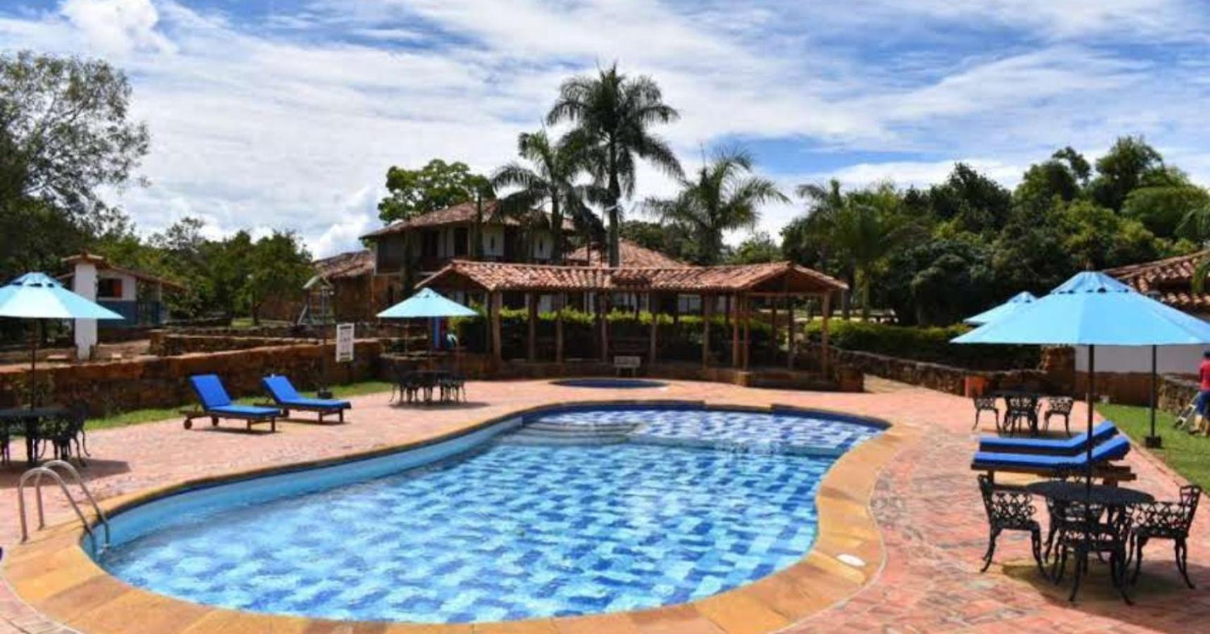 Hotel Finca Buenos Aires Barichara Bagian luar foto