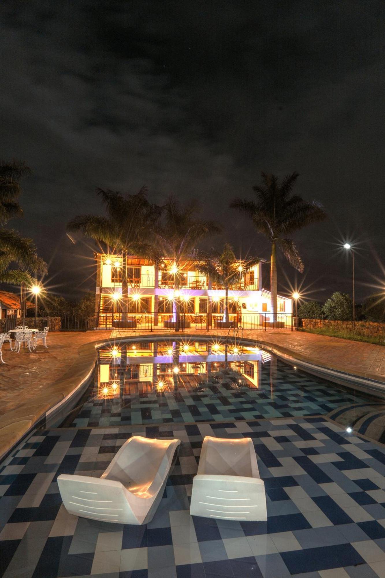 Hotel Finca Buenos Aires Barichara Bagian luar foto